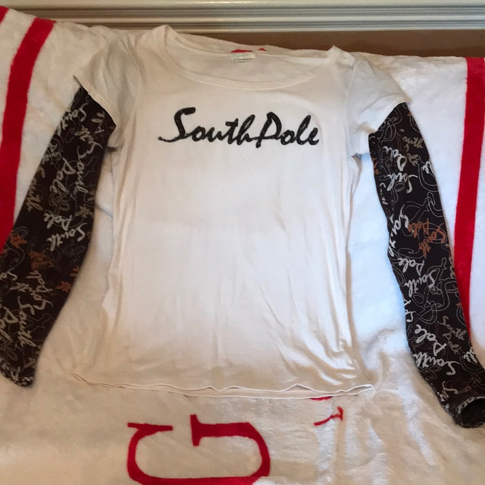 SouthPole SzL Long Thermal Sleeve Preowned Shirt